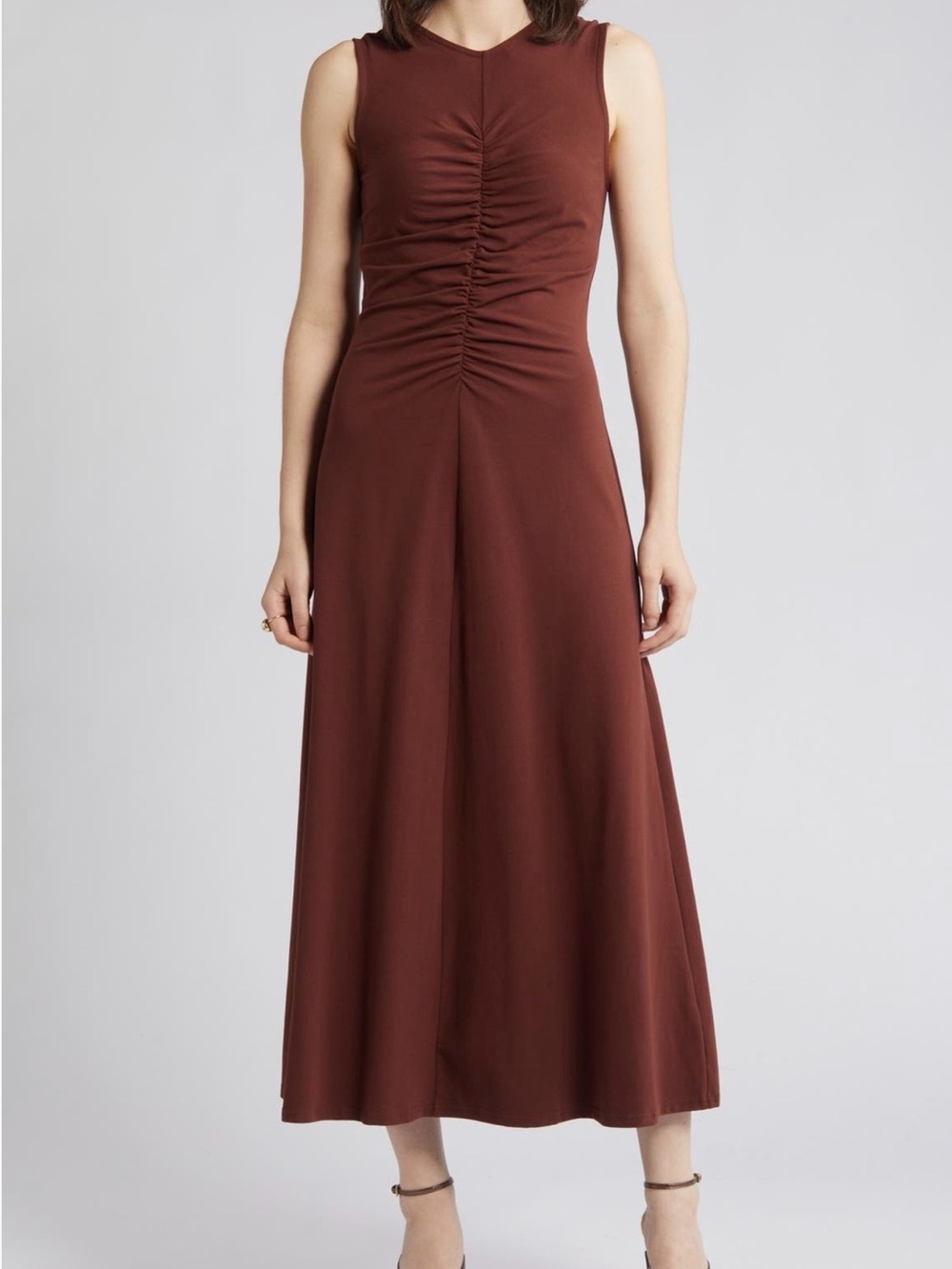 Nordstrom Ruched front maxi dress